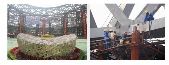恩派克千斤顶被用于北京鸟巢的修建